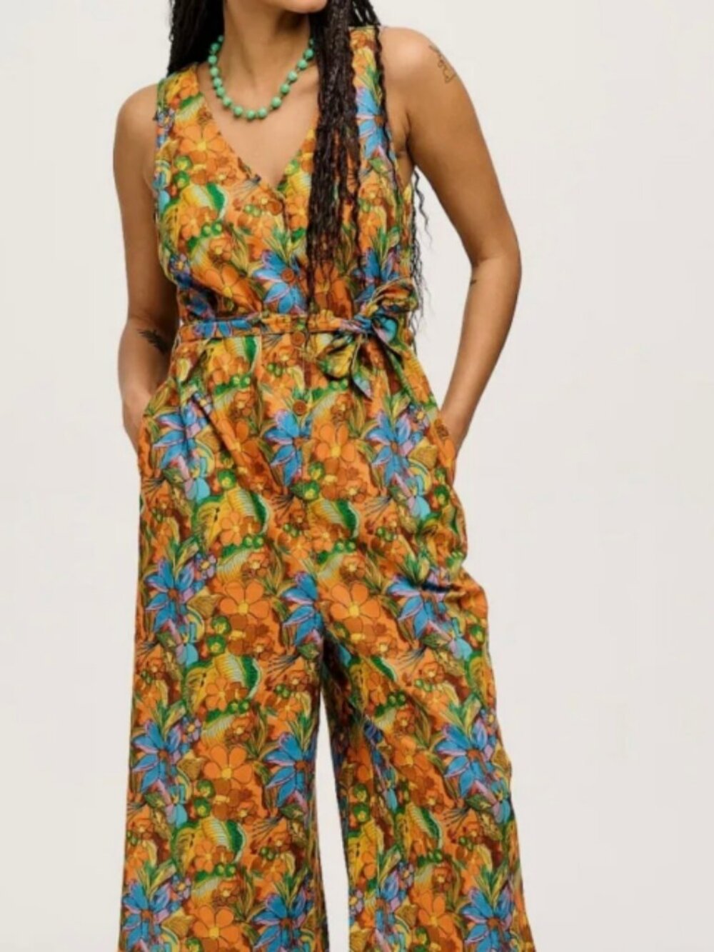 Lucy & Yak Organic Cotton Linen Finn Jumpsuit